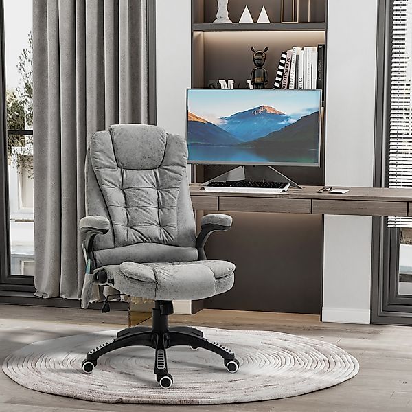 Vinsetto Bürostuhl mit Massage- und Wärmefunktion, ergonomisch, höhenverste günstig online kaufen