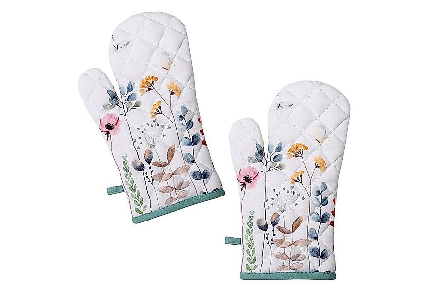 Clayre & Eef Topfhandschuhe Flowerbomb, (Set, 2-tlg., 2-teilig), Ofenhandsc günstig online kaufen
