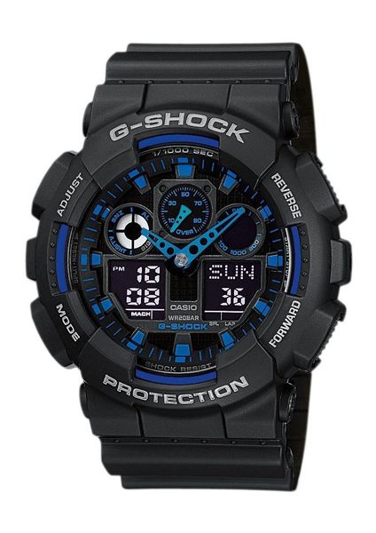 CASIO G-SHOCK Chronograph GA-100-1A2ER, Quarzuhr,Armbanduhr,Herrenuhr,digit günstig online kaufen