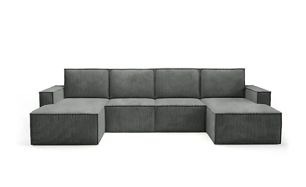 Wohnlandschaft  Orto ¦ grau ¦ Maße (cm): B: 320 H: 93 Polstermöbel > Sofas günstig online kaufen