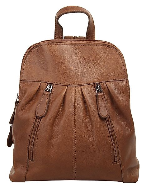Cluty Cityrucksack, echt Leder günstig online kaufen