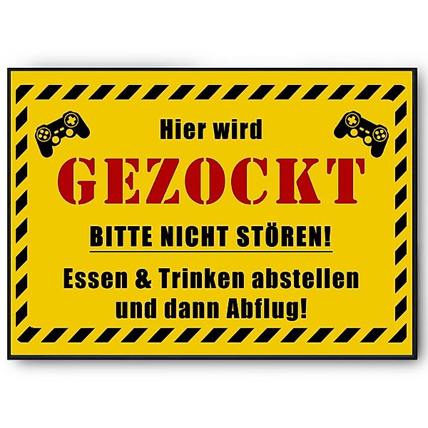Tigerlino Poster Zocker Spielzimmer Gamer Geschenk günstig online kaufen