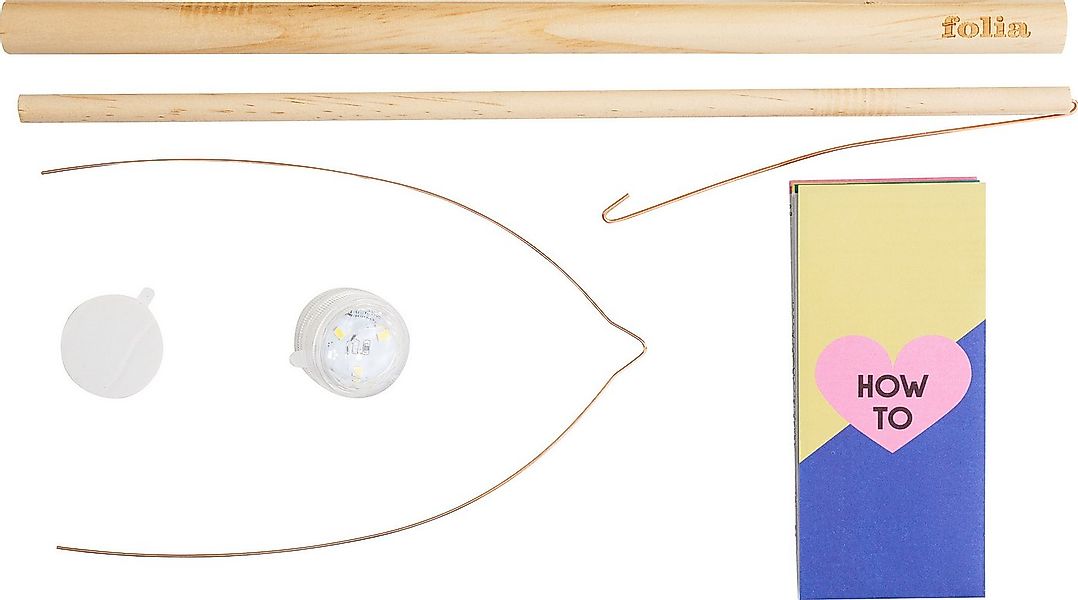 Folia Papierlaterne Laternenstab, 4 Teile günstig online kaufen