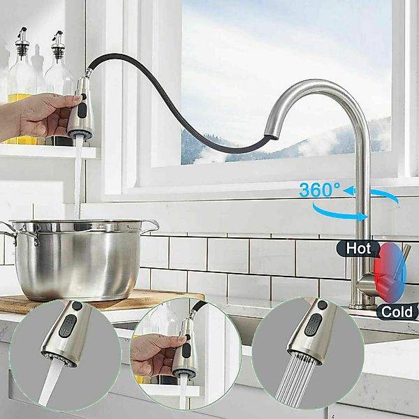 ibettertec Waschtischarmatur Wasserhahn Bad Schwarz,Waschtischarmatur Wasch günstig online kaufen