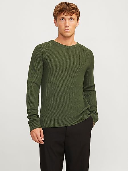 Jack & Jones Rundhalspullover JJPANNEL KNIT günstig online kaufen