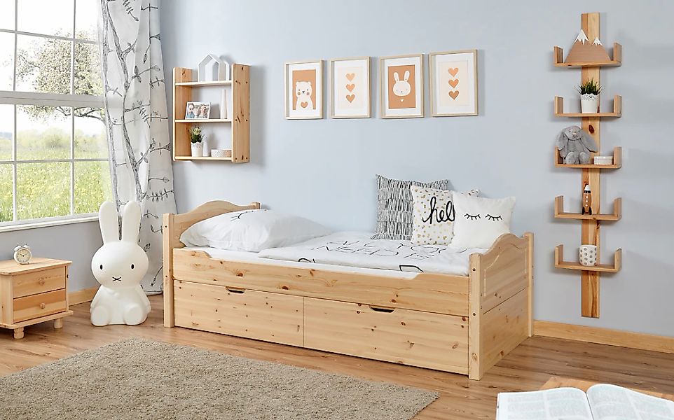 Ticaa Daybett "Leni" mit 2 Schubkästen günstig online kaufen