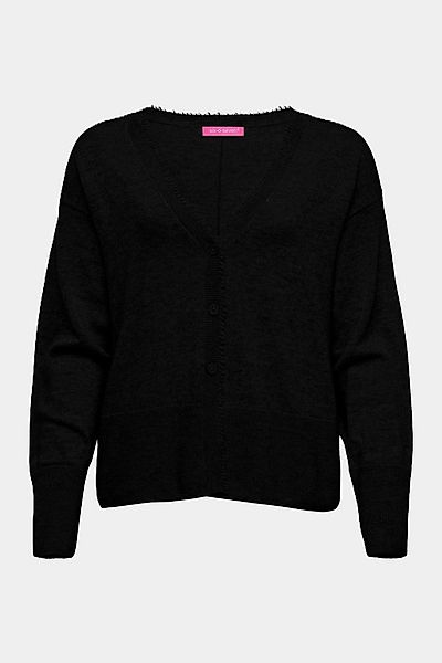 six-o-seven Strickjacke Six-o-Seven Strickjacke mit Fransen - BLACK günstig online kaufen