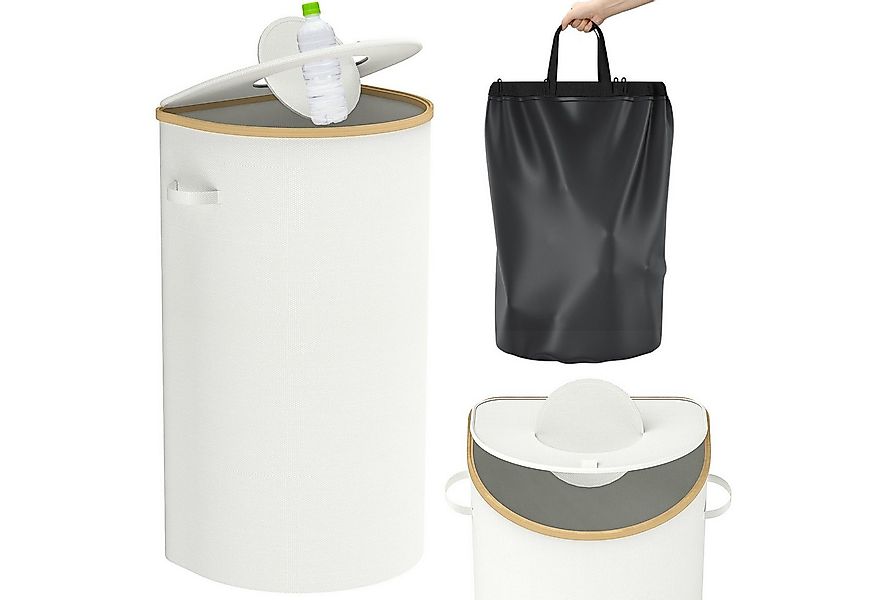 skelo Flaschenkorb Pfandflaschen Sammelbehälter mit Deckel 100L Flaschensam günstig online kaufen