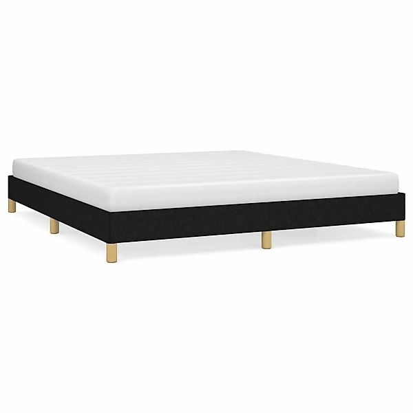 vidaXL Bettgestell Schwarz 180x200 cm Stoff Modell 21378705 günstig online kaufen