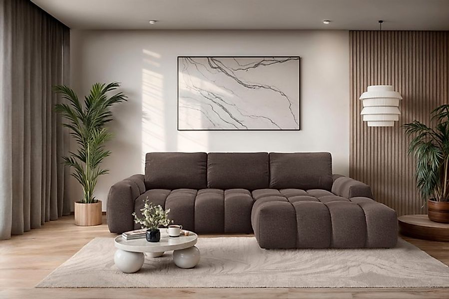 OTTO home Ecksofa »AZITA klein optionale Schlafsofa mit Bettkasten, B/T/H: günstig online kaufen