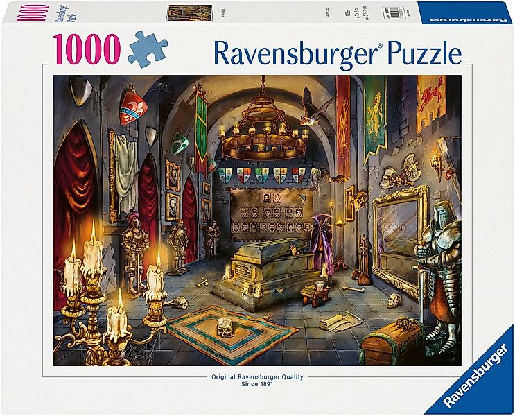 Ravensburger Puzzle Das Schloss des Vampirs, 1000 Puzzleteile, Made in Germ günstig online kaufen