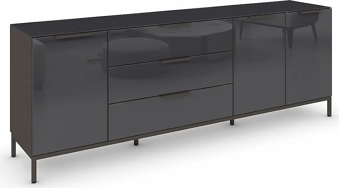rauch Kombikommode "Kommode Türkommode Sideboard Kombikommode FLIPP mit Gla günstig online kaufen