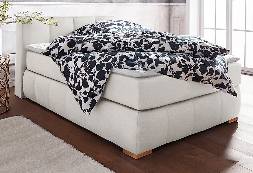 Home affaire Boxspringbett "Chelles" inkl. Kaltschaumtopper, in 5 Breiten u günstig online kaufen
