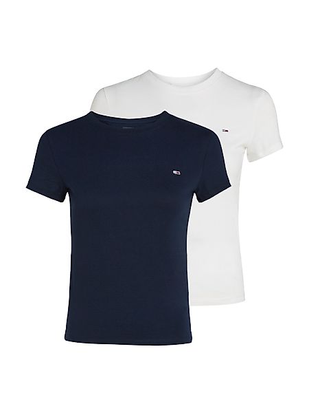 Tommy Jeans T-Shirt "TJW 2PACK C-NECK TEE", mit Logo-Stickerei günstig online kaufen