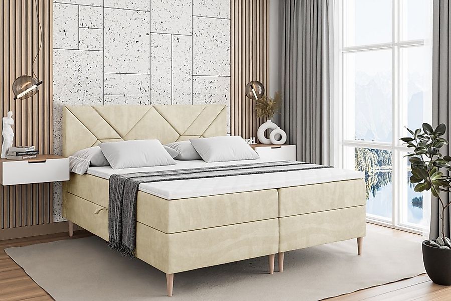 ALTDECOR Boxbett BARWA-F (Multipocket-Matratze H4, H3 Matratze Bonellfederu günstig online kaufen
