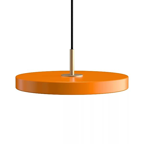 Umage Asteria Mini Pendelleuchte LED, orange - Cover messing , Lagerverkauf günstig online kaufen