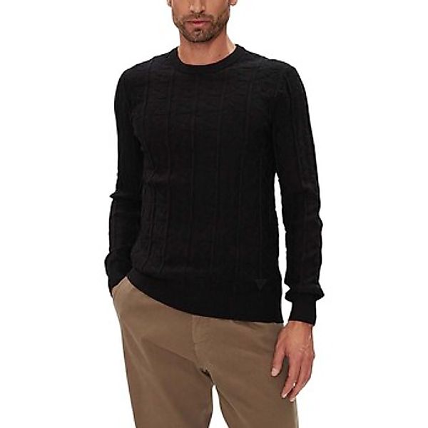 Guess  Pullover Heron Cn Ls Monogram Sweater günstig online kaufen