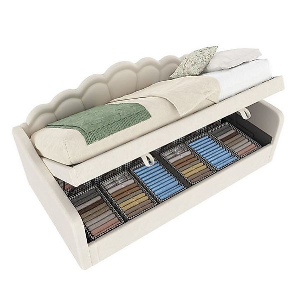 OKWISH Polsterbett Elegantes Daybett Tagesbett Schlafsofa (Hydraulisches Ei günstig online kaufen
