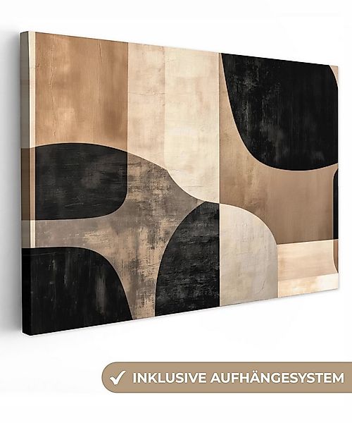 OneMillionCanvasses® Leinwandbild Abstrakt - Flugzeuge - Schwarz - Rund, Fo günstig online kaufen