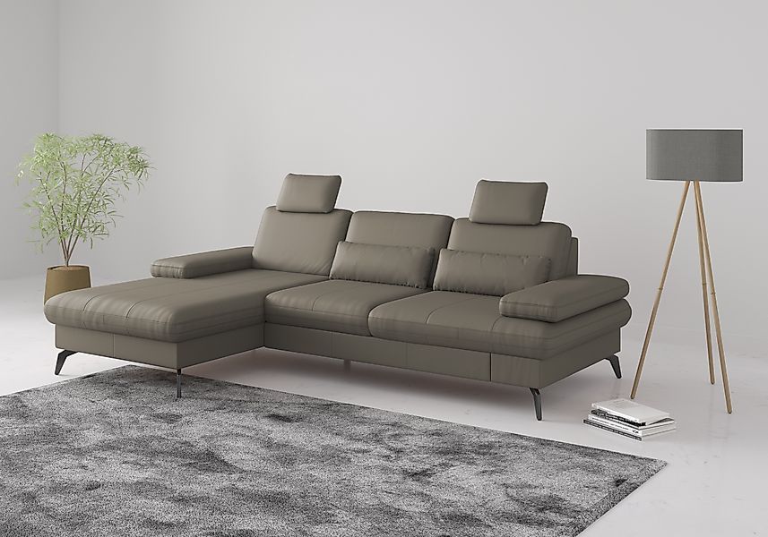 sit&more Ecksofa »Morris L-Form, inkl. Sitztiefenverstellung« wahlweise mit günstig online kaufen
