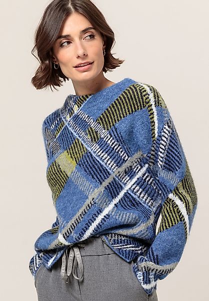 bianca Strickpullover URANUS mit trendy Karo-Dessin günstig online kaufen