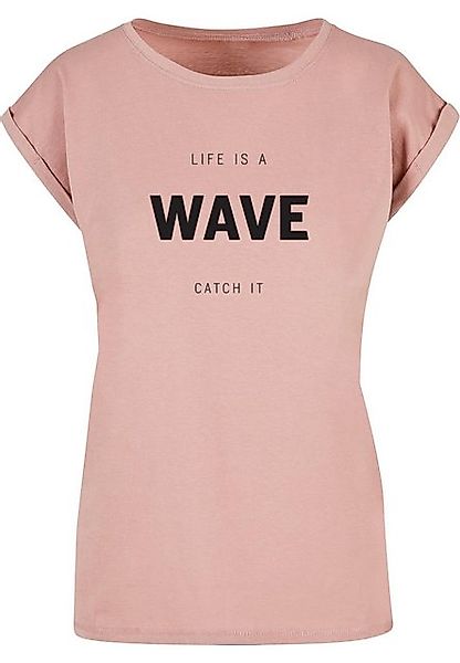 Merchcode T-Shirt Merchcode Damen Ladies Summer - Life is a wave T-Shirt (1 günstig online kaufen