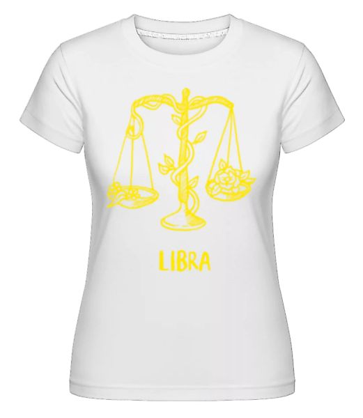 Scribble Style Zodiac Sign Libra · Shirtinator Frauen T-Shirt günstig online kaufen