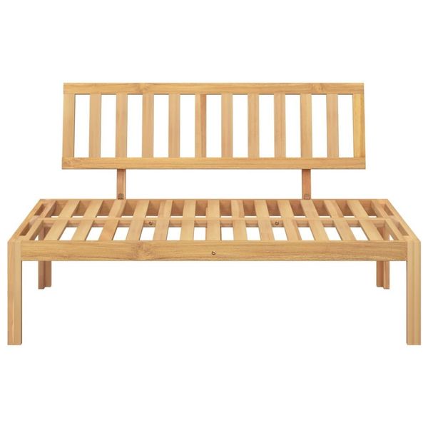 vidaXL Loungesofa Garten-Mittelsofa aus Paletten Massivholz, günstig online kaufen