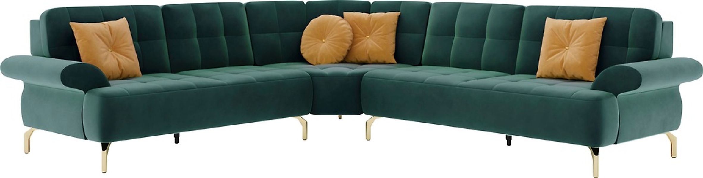 sit&more Ecksofa »Orient 1 L-Form«, inkl. 4 Zierkissen mit Strass-Stein, go günstig online kaufen