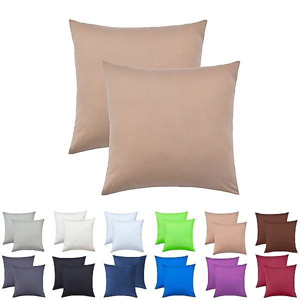 NatureMark Kissenbezüge 2er Pack Jersey Kissenbezug günstig online kaufen