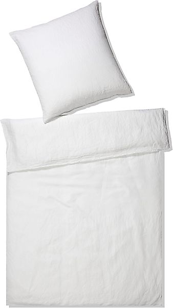 Elegante Bettwäsche "Pure Leinen" 2 Stk. tlg. angenehmes Material günstig online kaufen