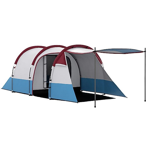 Outsunny Tunnelzelt Campingzelt, Personen: 3 (mit günstig online kaufen