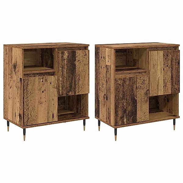 vidaXL Sideboards 2 Stk Altholz 120 x 35 x 70 cm Holzwerkstoff 3394557 günstig online kaufen