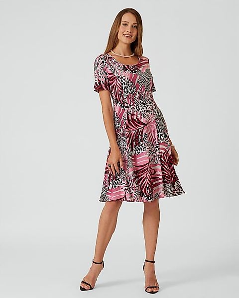 Let's Dress! A-Linienkleid mit Print-Mix günstig online kaufen