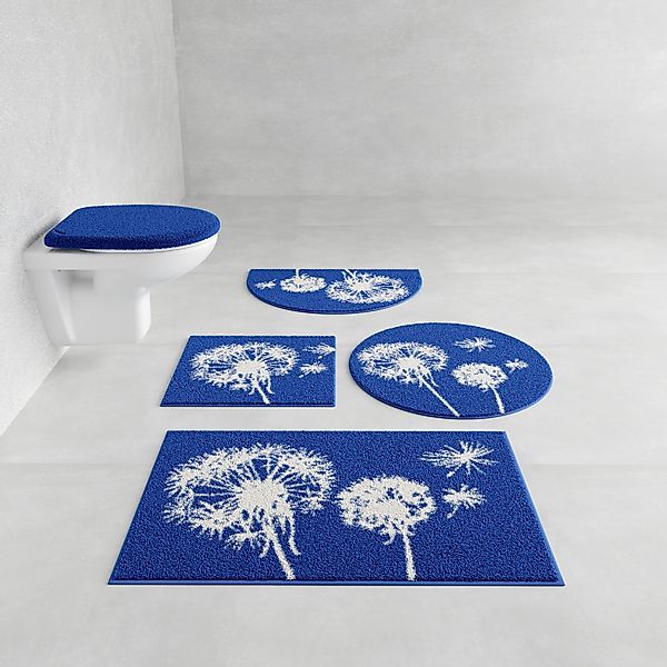 Grund Badematte Pusteblume, Badvorleger, Badezimmer Teppich, günstig online kaufen