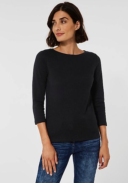 CECIL 3/4-Arm-Shirt mit klassischem U-Boot-Ausschnitt günstig online kaufen