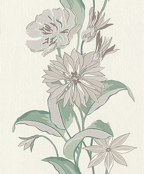 Rasch Vliestapete Rasch Selection Relief/Vlies, Floral, günstig online kaufen