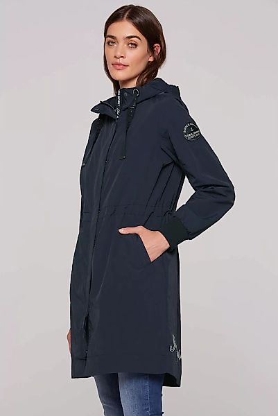 SOCCX Parka, mit Kapuze, mit Rippbündchen im Ärmel günstig online kaufen