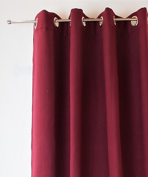 novumfix Vorhang Filzvorhang/Softfilz XXL Kälteschutz bordeaux-rot günstig online kaufen