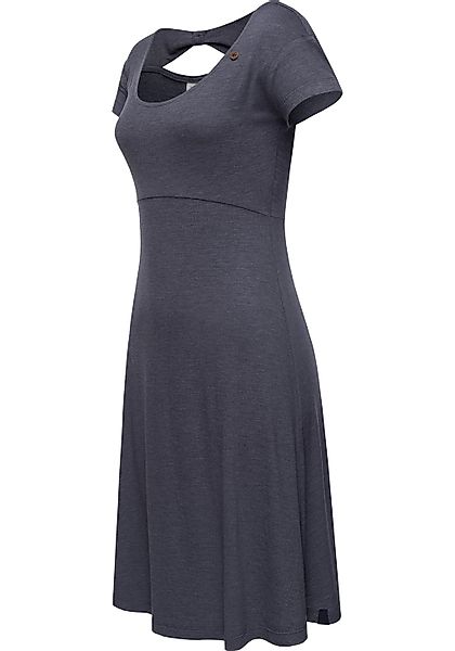 Ragwear Sommerkleid "Lunngo Solid", leichtes Freizeitkleid mit Schleifen-Au günstig online kaufen