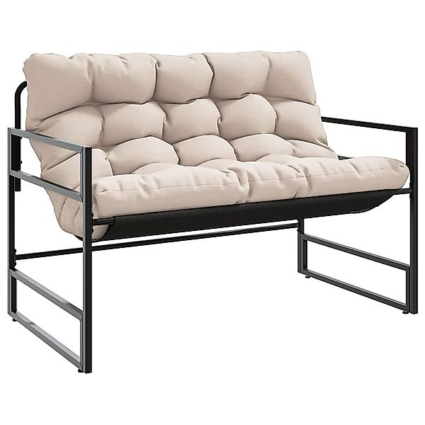 vidaXL Gartenbank Gartenbank mit Kissen Taupe günstig online kaufen