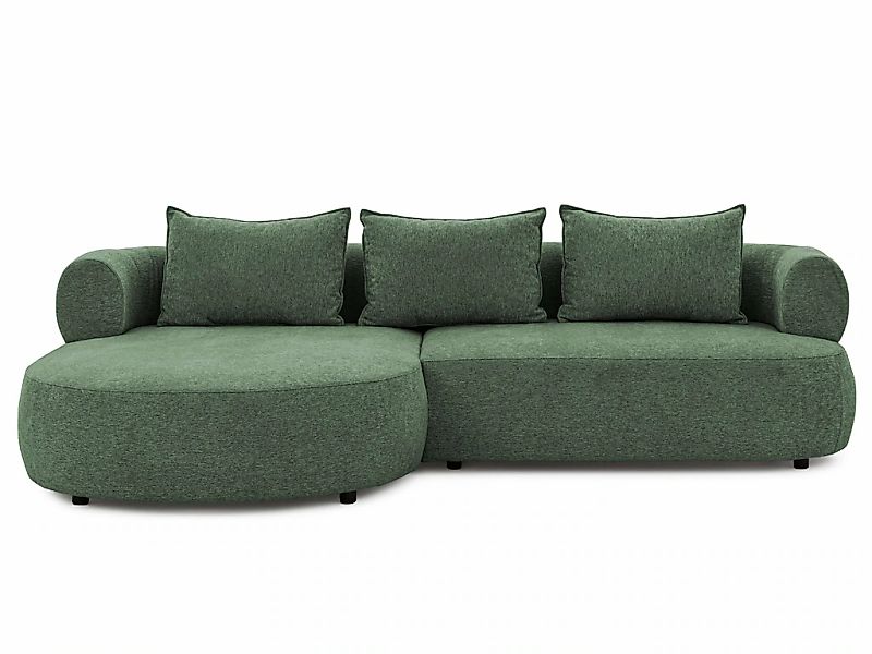 Home affaire Ecksofa "LUSSAC L-Form Design-Sofa mit Zierkissen, Maße B/T/H: günstig online kaufen