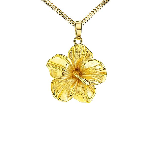 JEVELION Kette mit Anhänger Blüten Anhänger günstig online kaufen