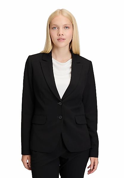 Betty&Co Longblazer "Damen Klassischer Blazer mit Taschen", Druckfutter günstig online kaufen