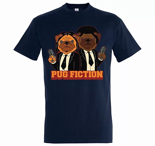 Youth Designz T-Shirt Pug Fiction Herren Shirt mit trendigem Frontprint günstig online kaufen