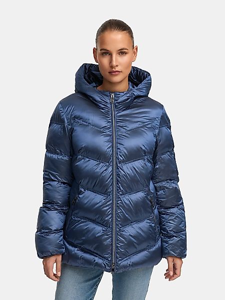 MANISA Winterjacke mit Kapuze mit Stehkragen, Kapuze und elastischem Ärmels günstig online kaufen
