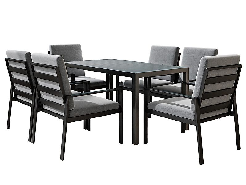 MeXo Gartenlounge-Set Gartenmöbel Set Aluminium, hoher günstig online kaufen