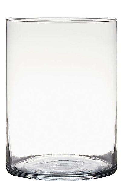 Hakbijl Glass Tischvase Transparente Zylinder Glasvase günstig online kaufen