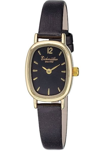 Eichmüller Quarzuhr Klassische Damenuhr RE1085 Goldfarben Schwarz 20x26 mm günstig online kaufen