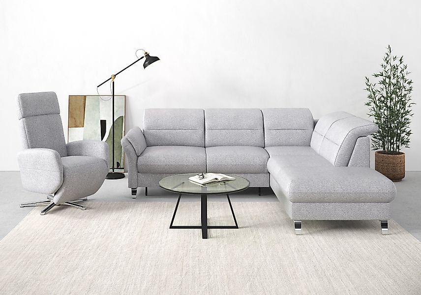 sit&more Ecksofa Grenoble L-Form mit Federkern, günstig online kaufen